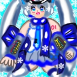 雪ミク公式衣装＋ラビットユキネ風衣装