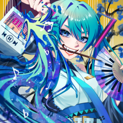 日本画風初音ミク