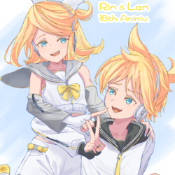 リンちゃんレンくんおめでとう