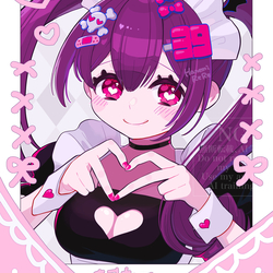 小悪魔メイドミクちゃん(一枚絵)