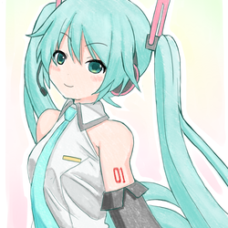 ミクさんの相応しいツインテール