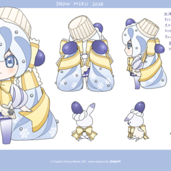 雪ミク2026デザイン案