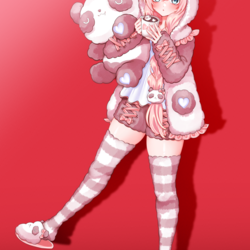 パンダのもこもこルームウェア