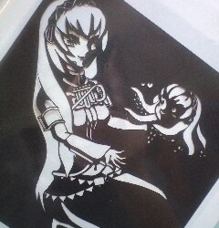 【切り絵】ルイ―ネ&たこルカ