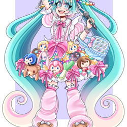 Miku plush dress