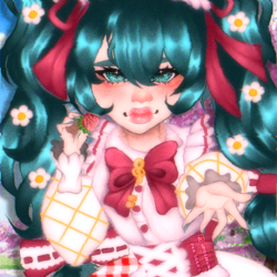 Strawberry Miku Fanart