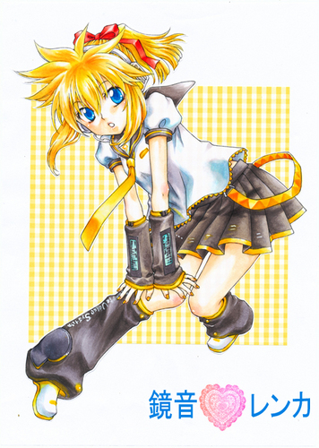 Piapro ピアプロ イラスト 鏡音レンカ
