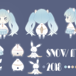 エゾモモンガ雪ミク