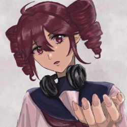 重音テト セーラー服 ヘッドフォン