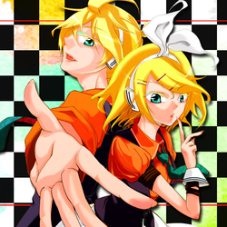 鏡音さん宅の双子