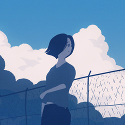 雲の向こう