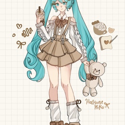 Brown Winter Coquette