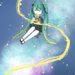 星河の中に座る