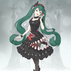 ゴシック＆ホラー 初音ミク