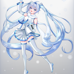 雪ミクー初雪ー