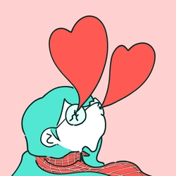 推しが尊すぎて溶けるミク