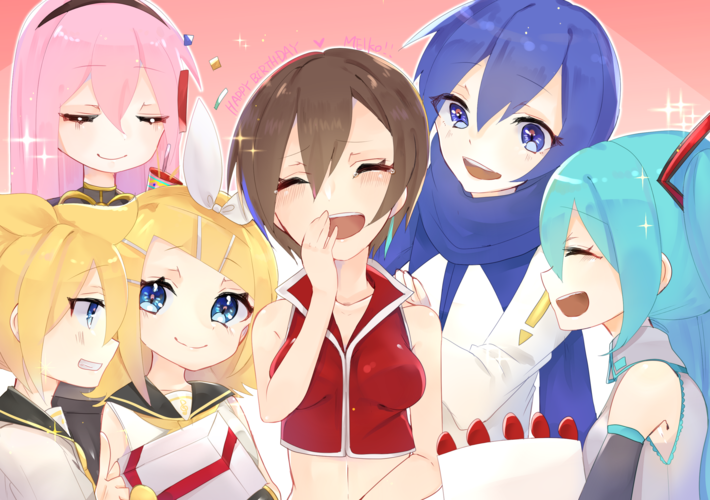 piapro ピアプロ イラスト meiko happy birthday 2018
