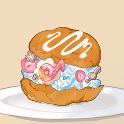 Snow Miku Cream Puff