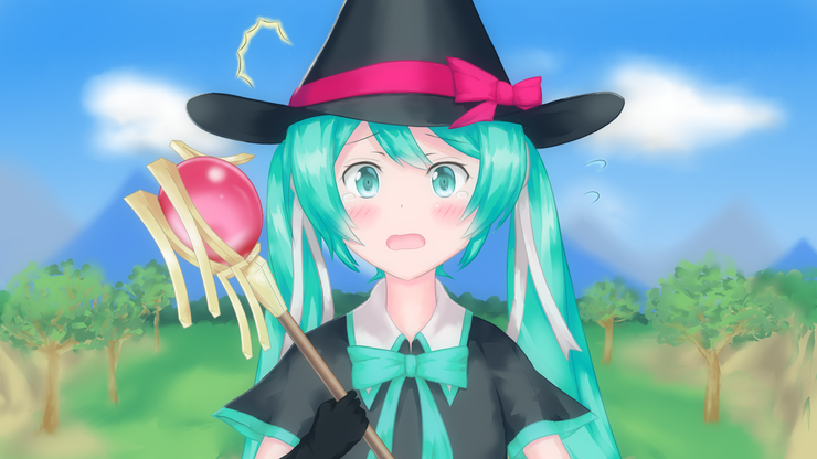 Piapro ピアプロ イラスト 魔法使いミク Piapro ピアプロ イラスト 魔法使いミク