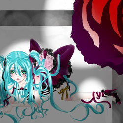 暗闇に照らされて