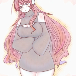 例のタートルネックなルカ姉
