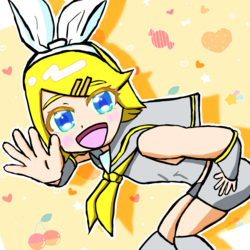 笑顔で挨拶リンちゃん