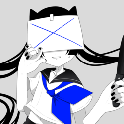 病みセーラー服/透過・背景別あり