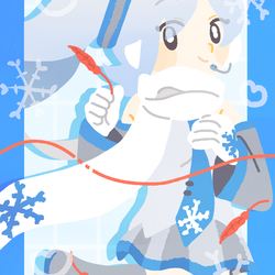 赤い羽根と共に