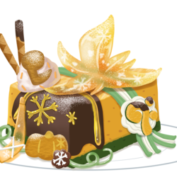 雪レン＊パンプキンケーキ