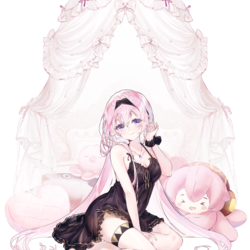 黒のネグリジェ  巡音ルカ