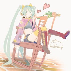 謎ファッション指ハートミクちゃん