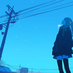 初音ミク - 冬の空
