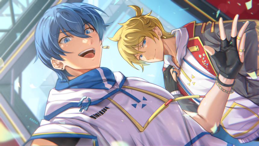 イラスト「KAITO&鏡音レン」