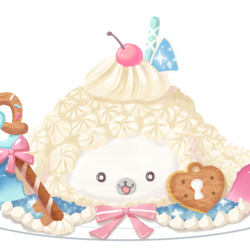 しあわせユキネデコケーキ