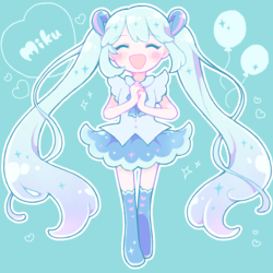 パステルミントのミク