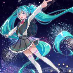 夜空にかける魔法