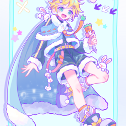鏡音レンー音楽ウサギ