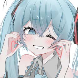 初音ミク　イラスト