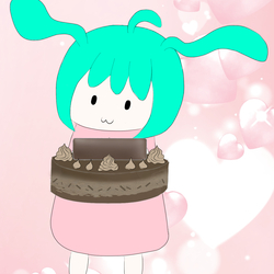 ミクがケーキをあげるミ！