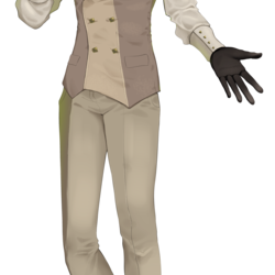 ダンテ通常衣装　公式立ち絵