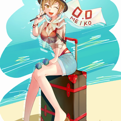 バカンス中MEIKOさん