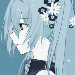 初音ミク　イラスト
