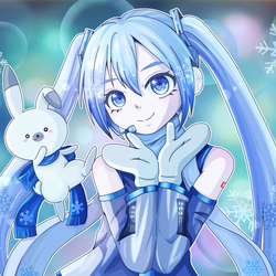 雪ミクと日々に彩りを