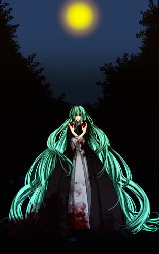 Piapro ピアプロ イラスト こんな暗い夜には