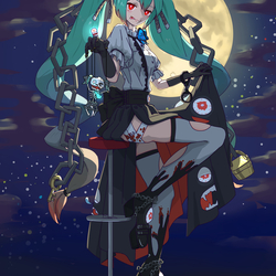 ゴシックホラー初音ミクさん
