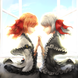 少女人形物語（作画途中ラフ）