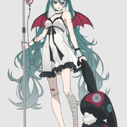 「ゴシック＆ホラー」初音ミク イラスト