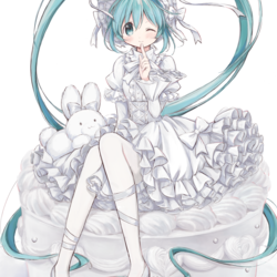 白ロリータミク