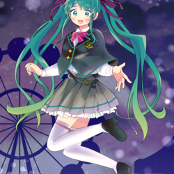 夜空へお散歩