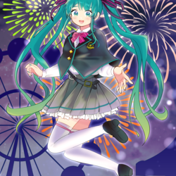 夜空へお散歩